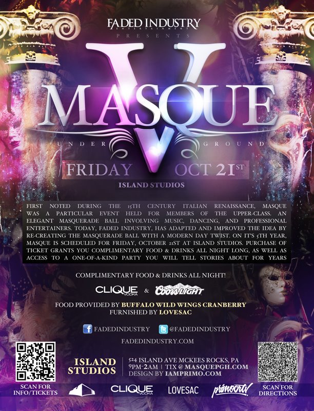 Masque V – Friday October 21