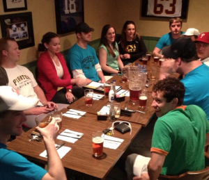 Softball Team Celebrates Victory With Pizza